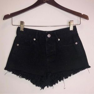 Black brandy Melville jean shorts